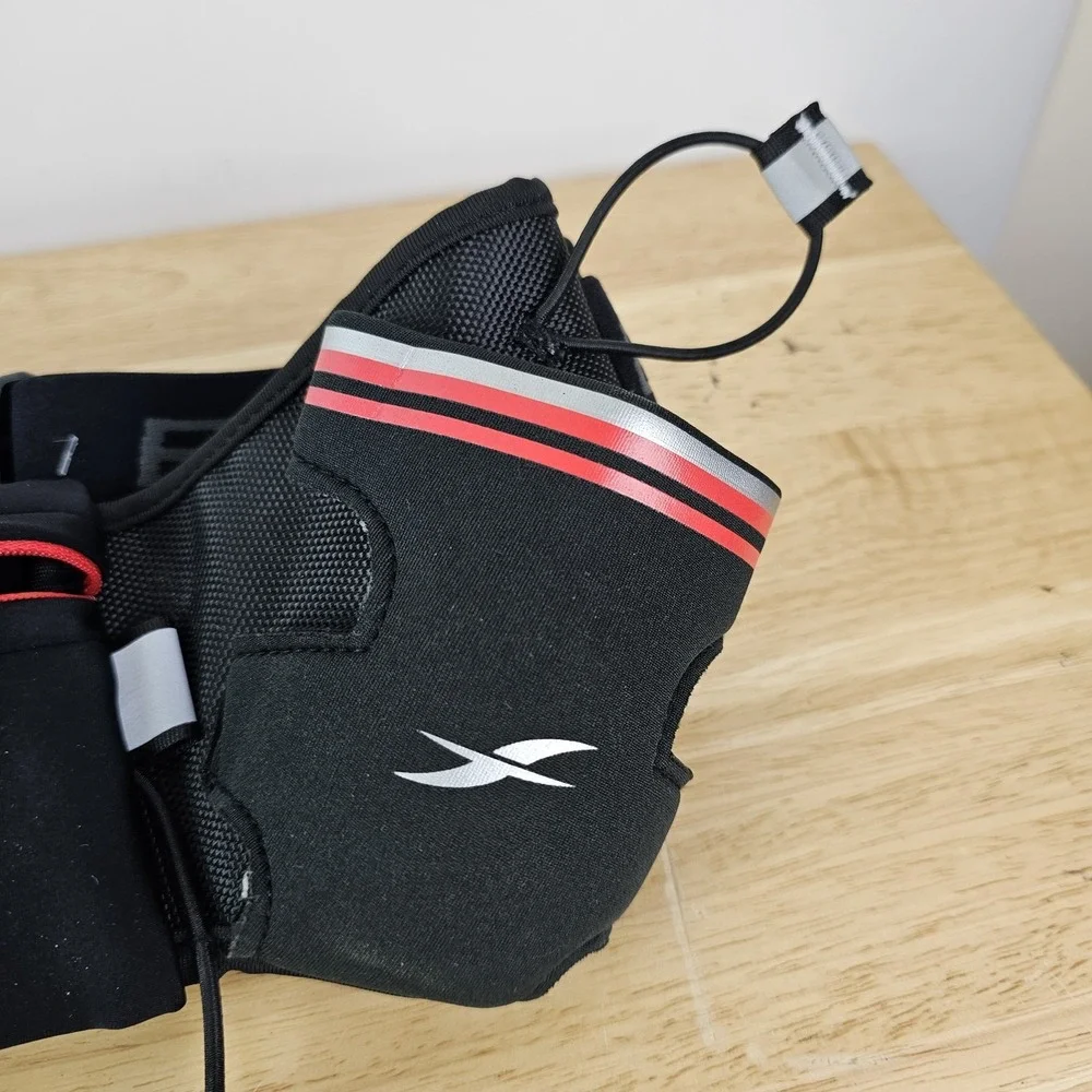 Fitletic Unisex One Size Belt Black Running Hydration‎ No Bottles Exercise Gear
